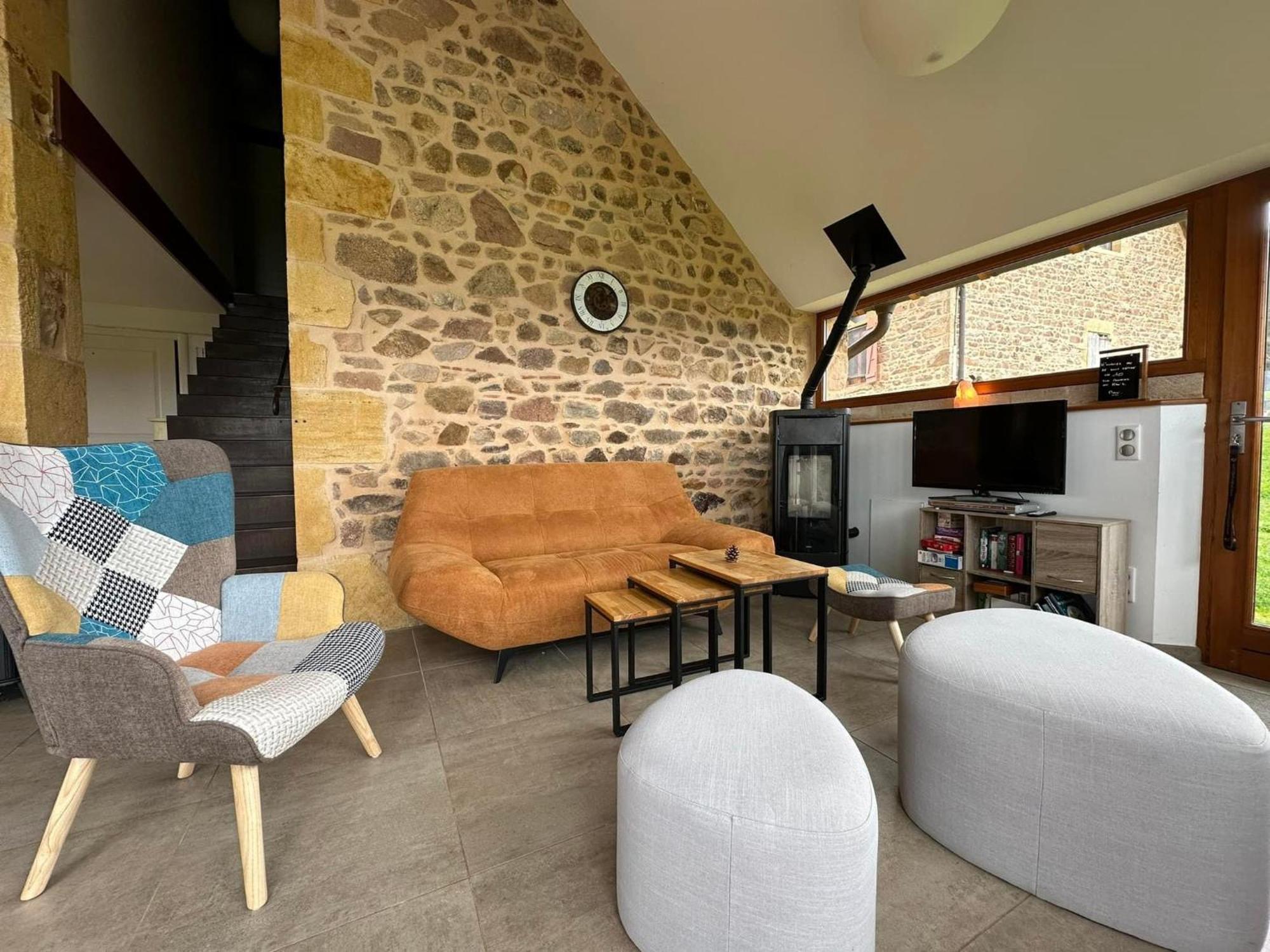 Vila Les Perruchons Ancienne Grange Renovee Avec Soin Ozolles Exteriér fotografie
